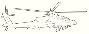 Apache line art